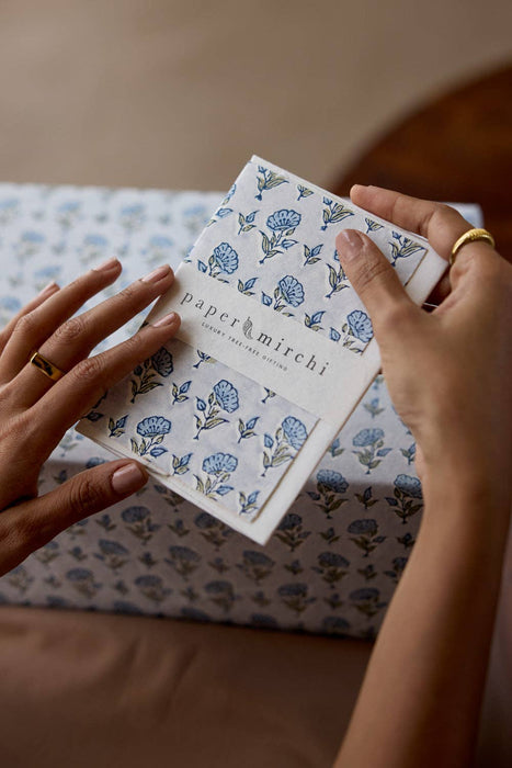 Hand Block Printed Greeting Card