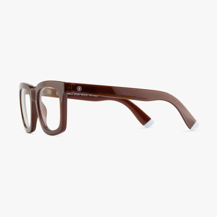 Max Glossy Cocoa Brown Blue light Glasses