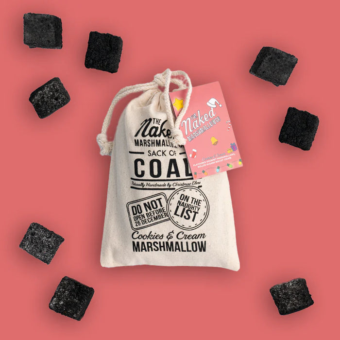 Sack Of Gourmet Marshmallow Coal