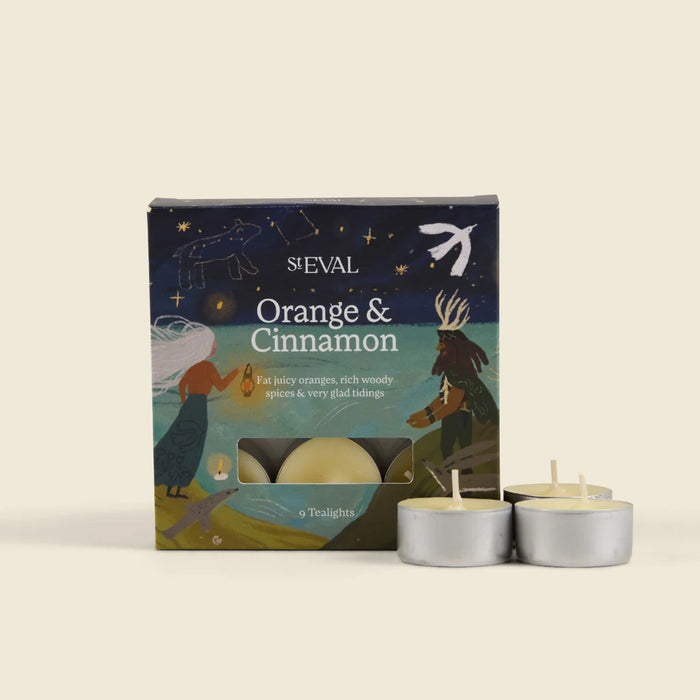 Orange & Cinnamon, Scented Christmas Tealights