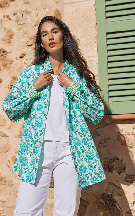 Luella Green/ Turquise Cotton Shirt