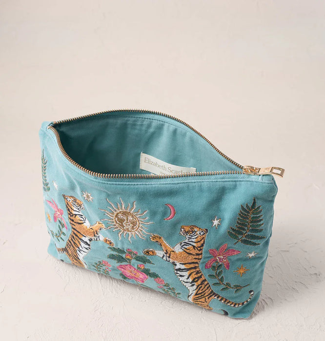 Teal Tigers Everyday Pouch