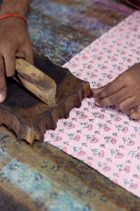 Block Printed Wrapping Paper Sheets