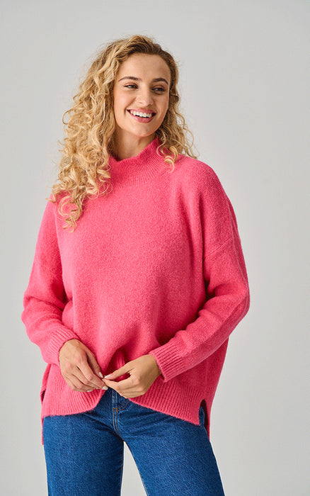 Lulu Alpaca Knit Funnel Neck Jumper
