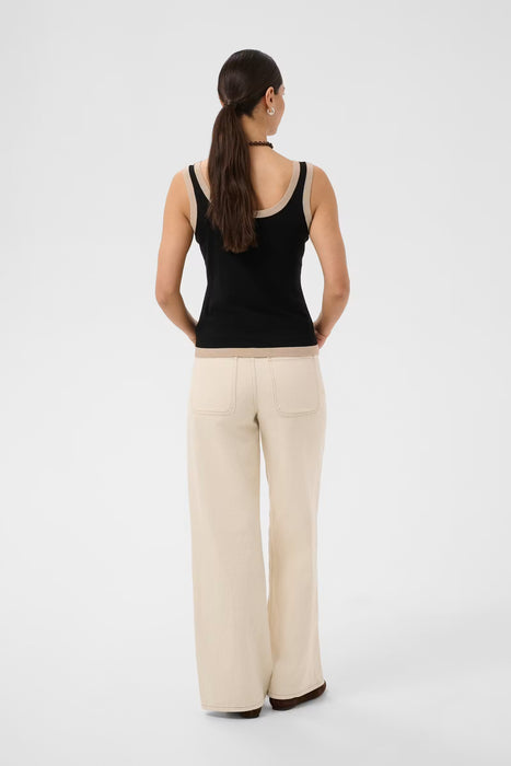 Kaffe - KAlizza Contrast Knit Top