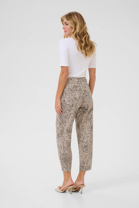Kaffe- KAlisa Cropped Leopard Jeans
