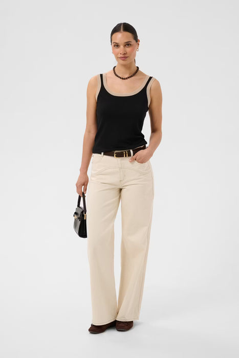 Kaffe - KAlizza Contrast Knit Top