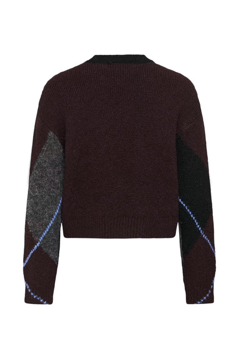 Kaffe - KAgrith Wool Blend Argyle Pullover