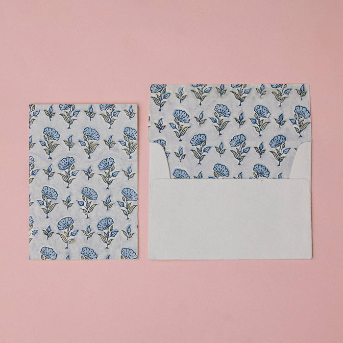 Hand Block Printed Greeting Card
