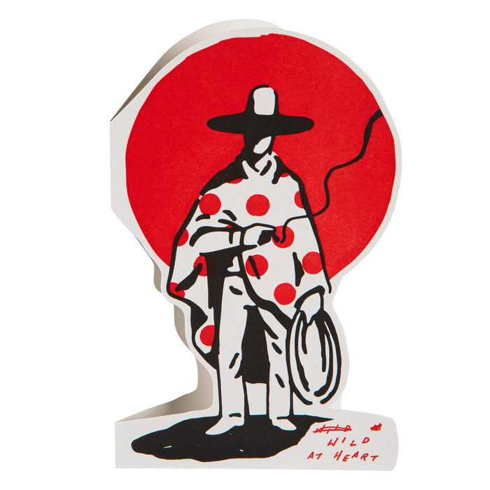 Wild At Heart Cowboy | Letterpress Cards | Cut-out Cards
