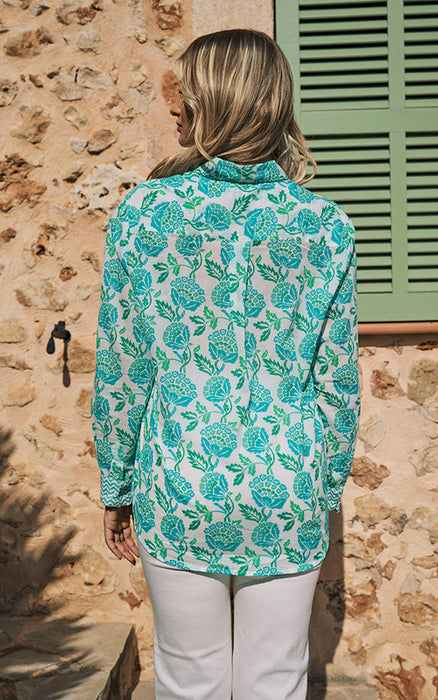Luella Green/ Turquise Cotton Shirt