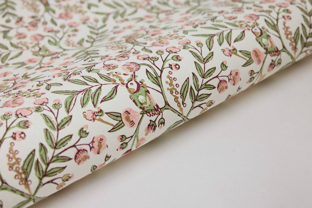 Block Printed Wrapping Paper Sheet
