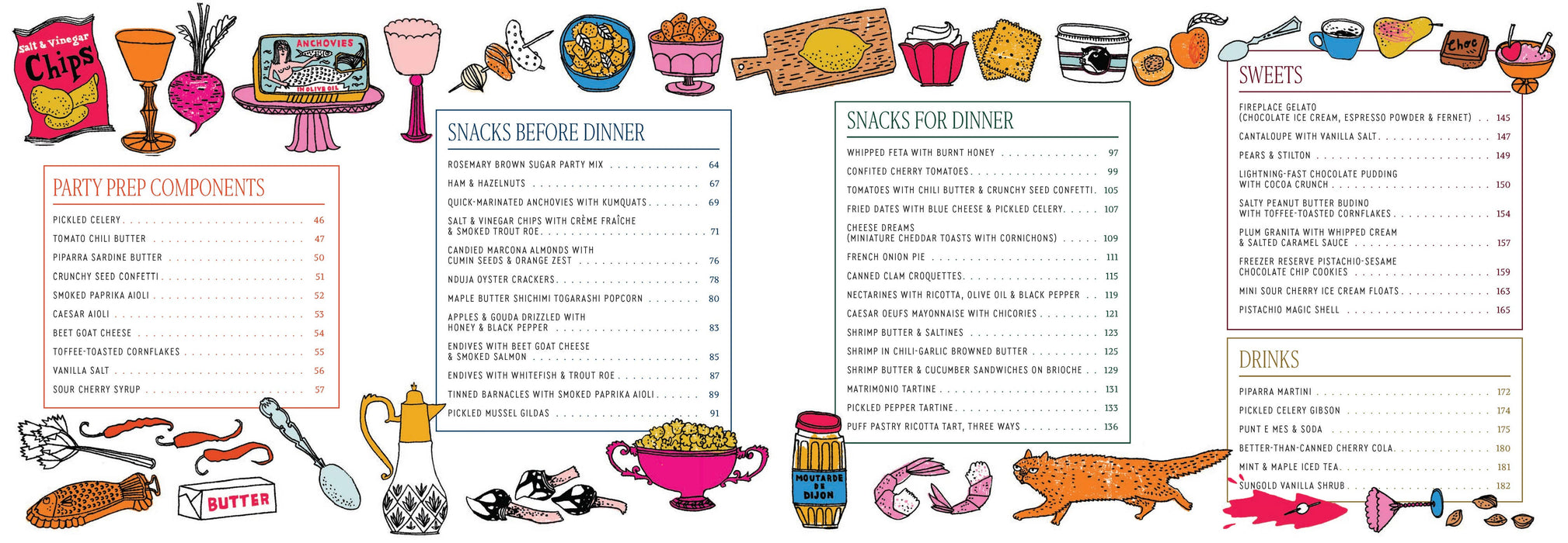 Party Tricks - Easy, Elegant Recipes for Snacking and Hosting (Hardback)