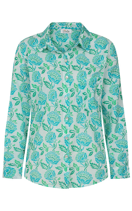 Luella Green/ Turquise Cotton Shirt
