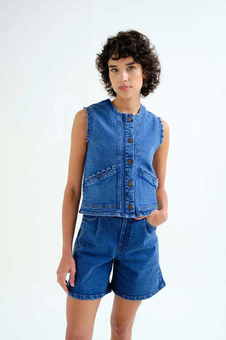 Comapnia Fantastica Denim Top