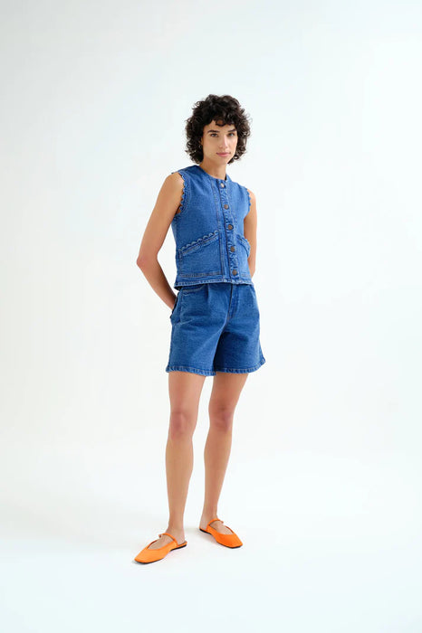 Comapnia Fantastica Denim Top