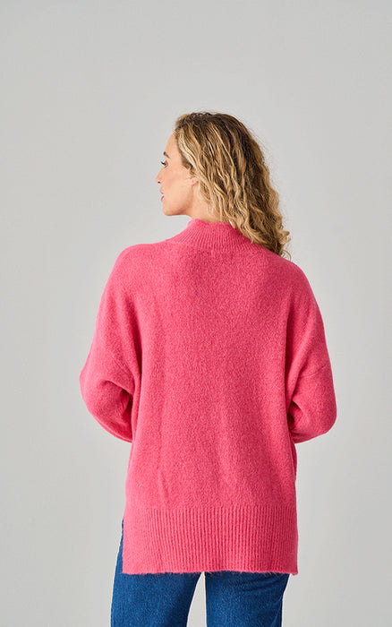 Lulu Alpaca Knit Funnel Neck Jumper