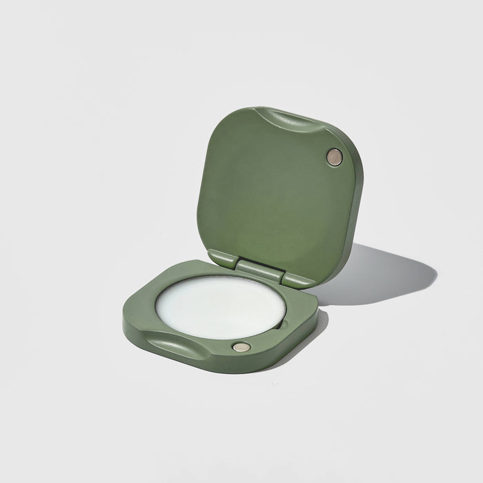 Tenth Muse Solid Perfume Balm Metal Refillable Vessel Green