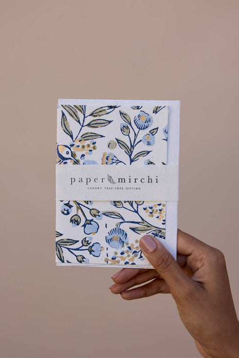 Hand Block Printed Greeting Card