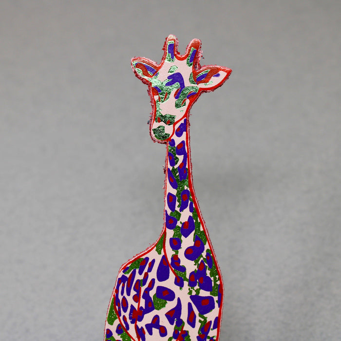 Giraffe | Leather Bookmark