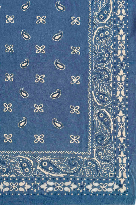 Vintage Paisley Print Oversized Square Scarf