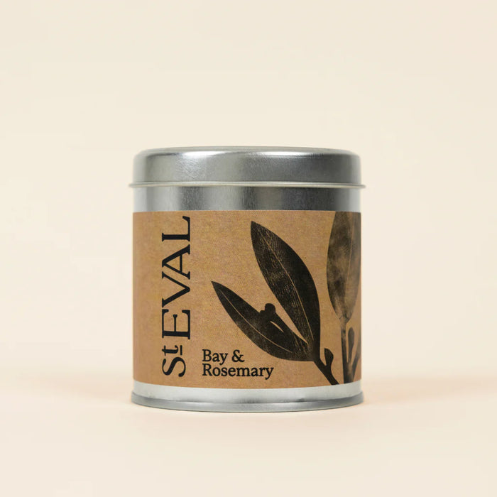 Bay & Rosemary Scented Tin Candle