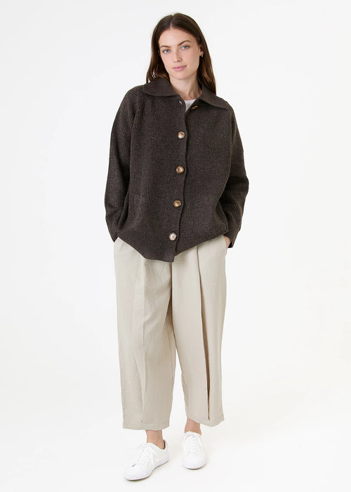 Dreams Knitted Collar Shacket