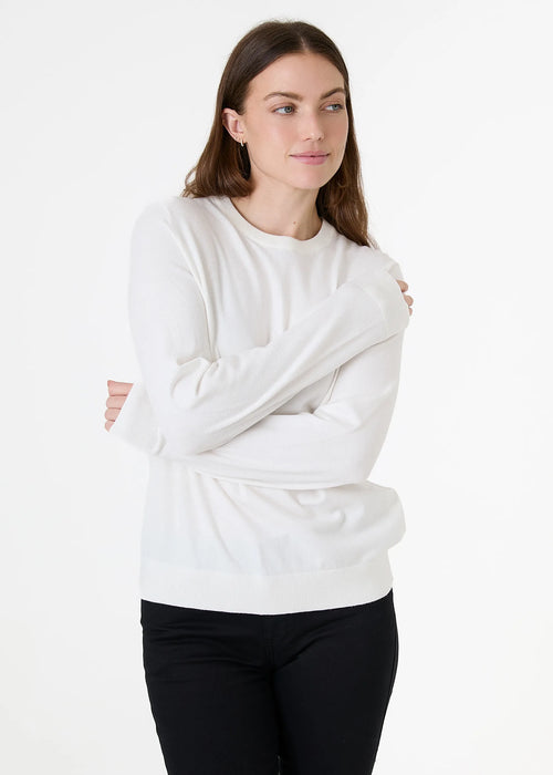 Dreams Fitted Crew Neck Long Sleeve Jumper