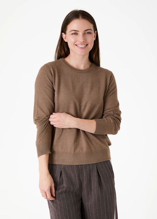 Dreams Fitted Crew Neck Long Sleeve Jumper