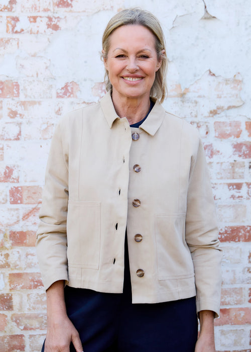 Dreams Boxy Twill Jacket