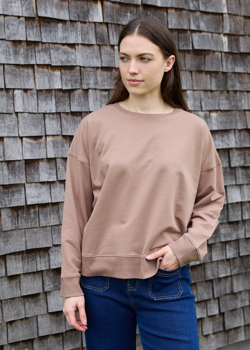 Dreams Crew Neck Drop Shoulder Sweatshirt