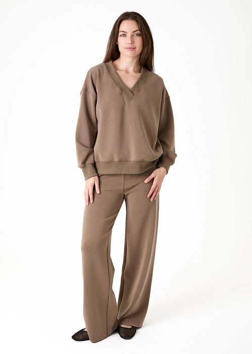 Dreams Luxe Jersey v Neck Sweatshirt