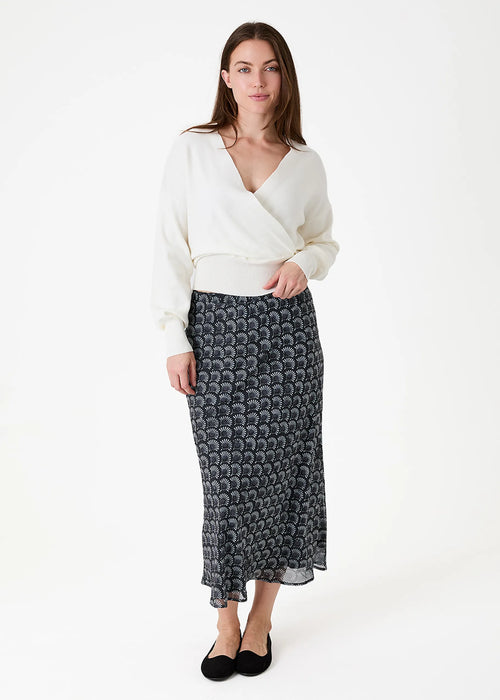 Dreams Long Sleeve Wrap Front Jumper
