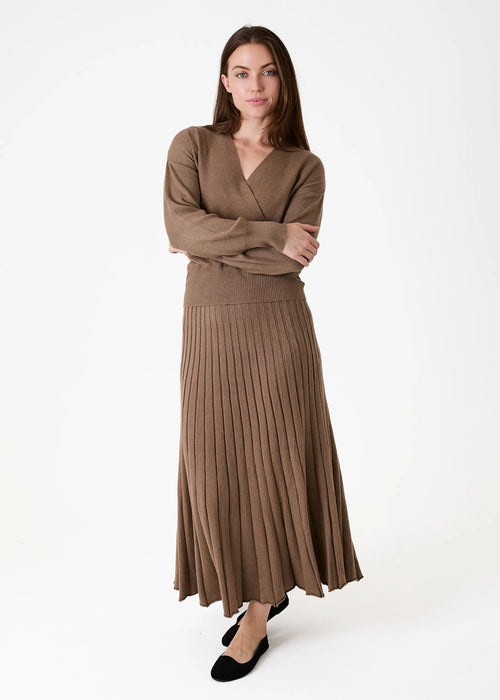 Dreams Long Sleeve Wrap Front Jumper