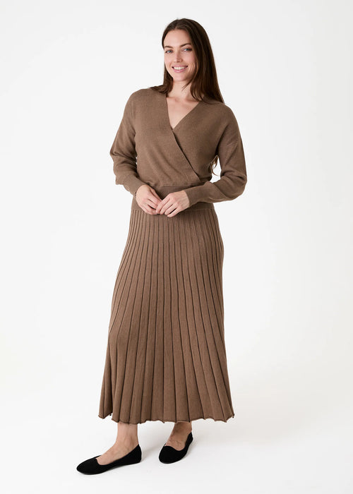 Dreams Long Sleeve Wrap Front Jumper