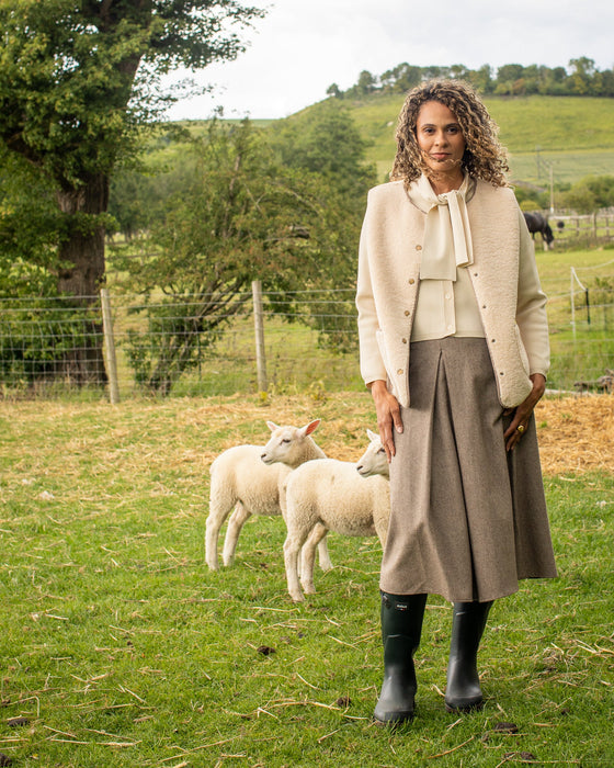 Chalk Abby Gilet Polar