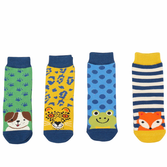 Boys Animal Socks Box