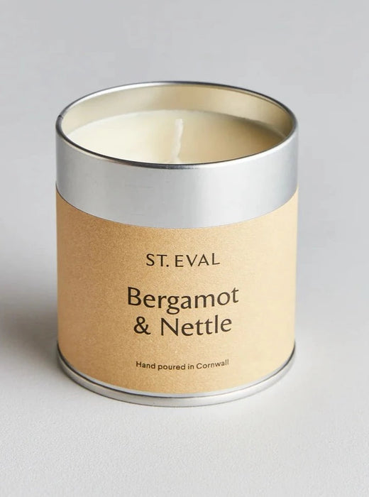 Bergamot & Nettle Scented Tin Candle