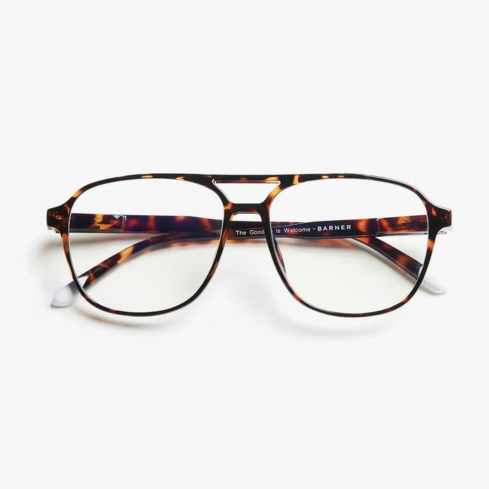 Brad Glossy Blue light Tortoise Glasses