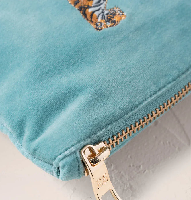 Teal Tigers Mini Pouch