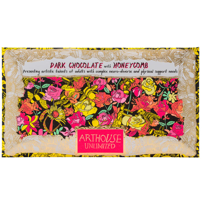 Bee Free, Dark Chocolate Bar with Honeycomb