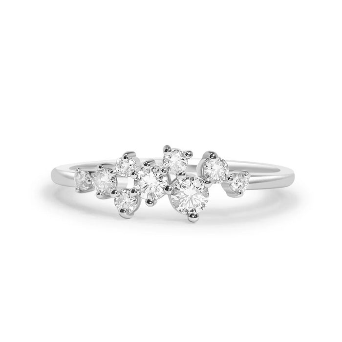 Sparkle Cluster Ring