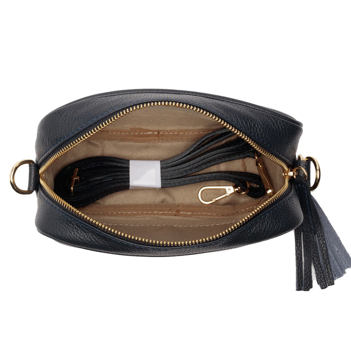 Crossbody Tassel Bag - Navy