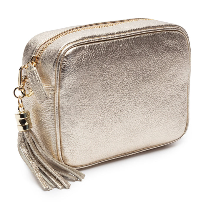 Crossbody Tassel Bag - Gold