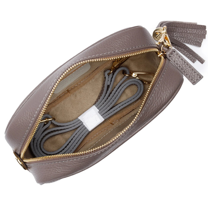 Crossbody Tassel Bag - Grey