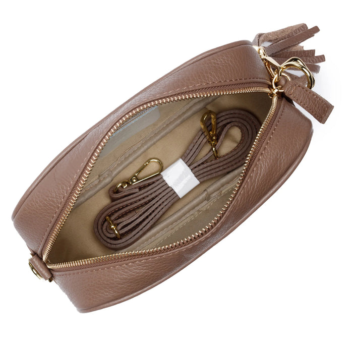 Crossbody Tassel Bag- Brown