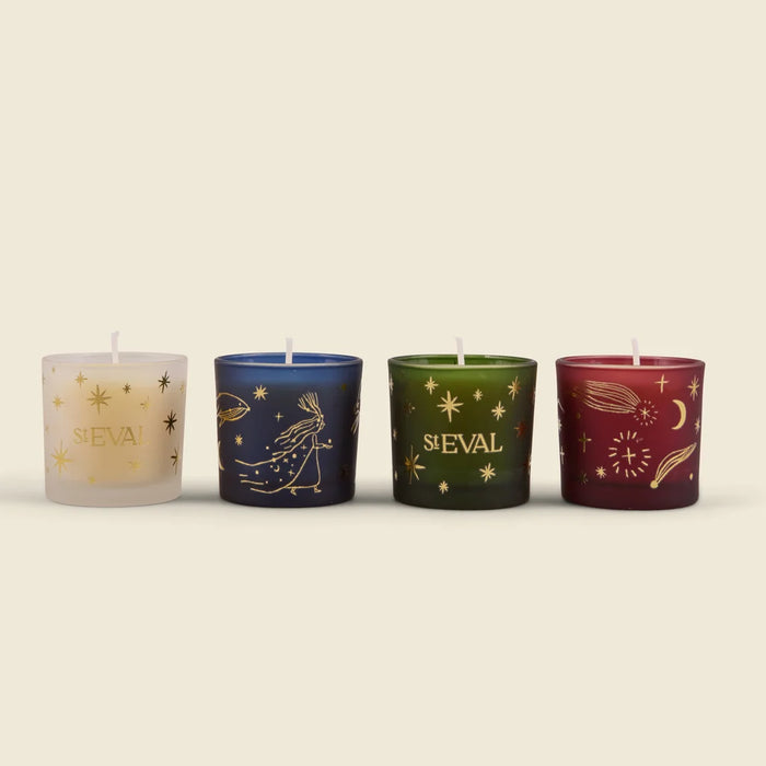 4 x Festive St Eval Fragrances Christmas Votive Gift Set