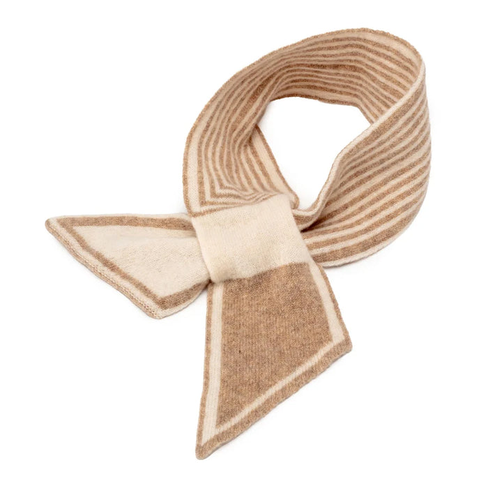 Elie Beaumont Wool Blend Stripe Neck Tie