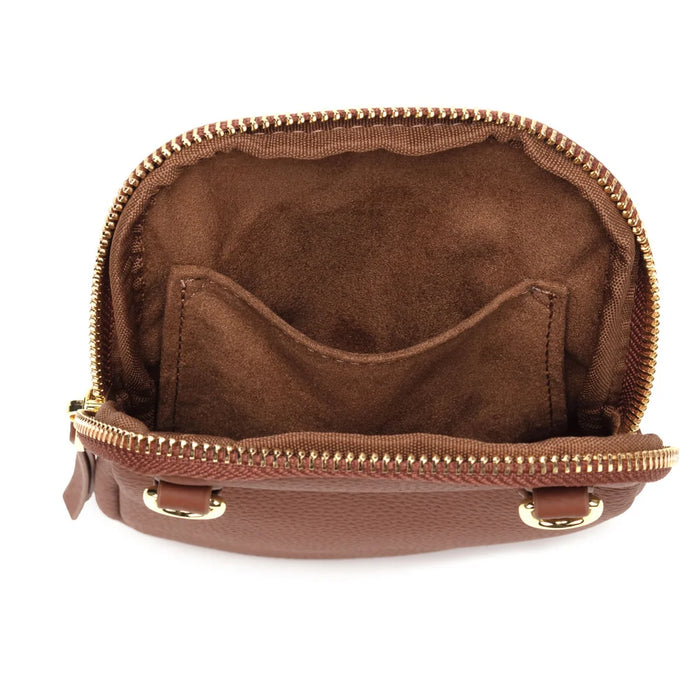 Elie Beaumont Suede Phone Bag - Tan
