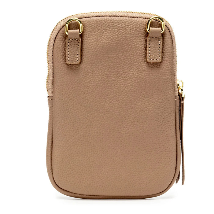 Elie Beaumont Leather Phone Bag - Mink